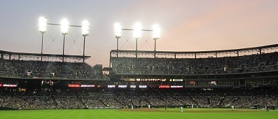 Sunset at Comerica