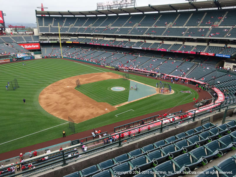 Angels Stadium Section 410 view