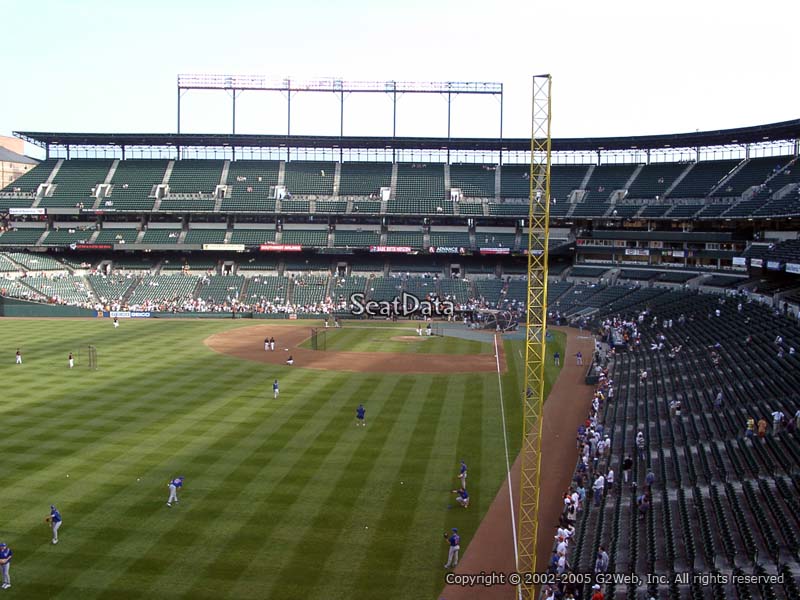 Camden Yards Section 272 view