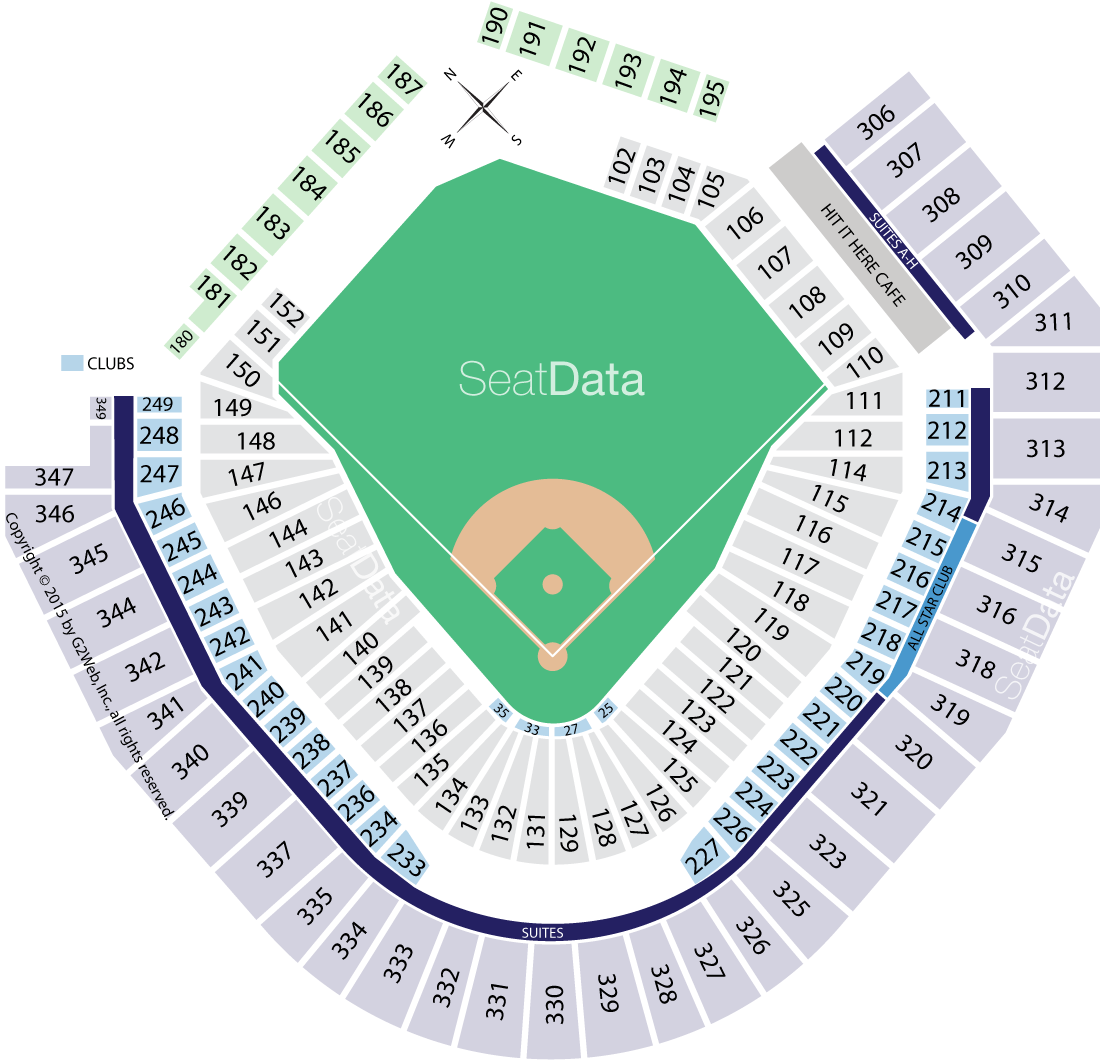 T Mobile Park Seating Chart Mariners Seating