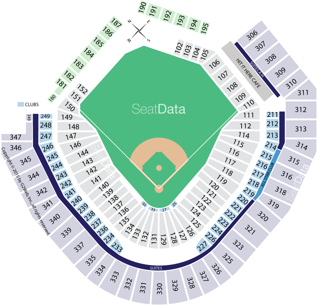 T Mobile Park Seating Chart Mariners